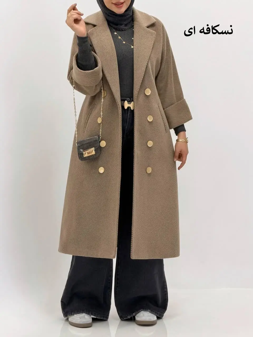 3723-پالتو فوتر نیلی